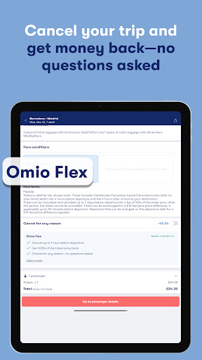 Omio: Book Train, Bus, Flights