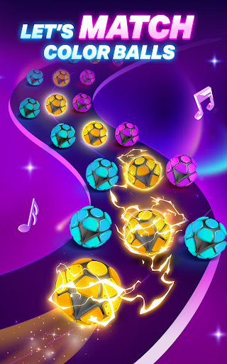 Dancing Road Color Balls Match