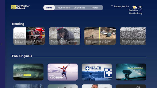 The Weather Network TV App