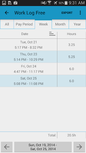 Work Log Pro