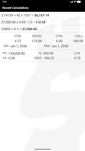 10bii Financial Calculator