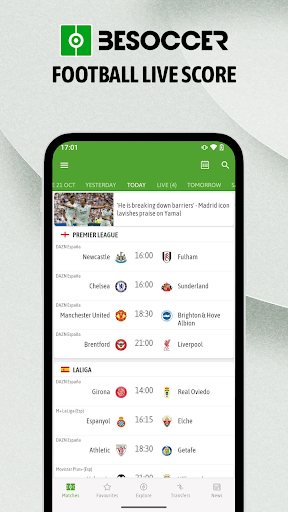 BeSoccer: Soccer Live Score