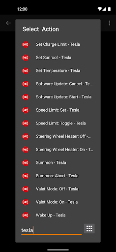 Bolt for Tesla - Tasker Plugin