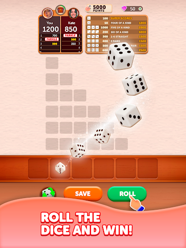 Farkle Dice Roll