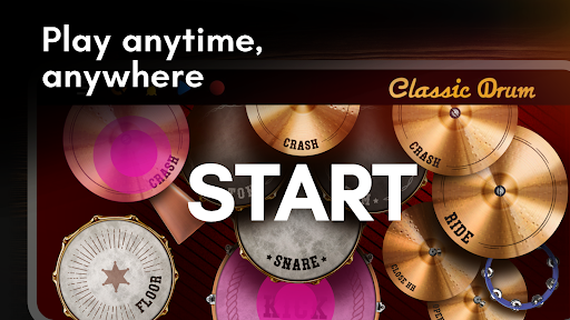 Classic Drum: play drums
