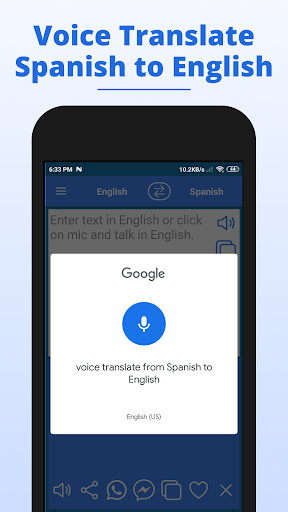 English to Spanish Translator