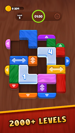 Wood Color Jam - Block Puzzle