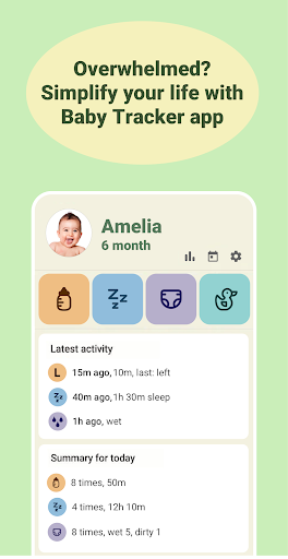 Baby tracker - feeding, sleep