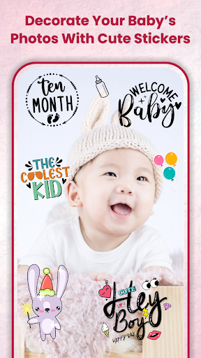 Baby Month Photo Editor Frame