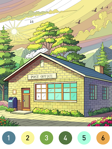 Nostalgia Color by number game