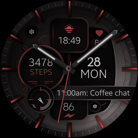 Dream 132 bronze watch face