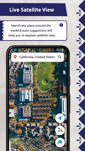 Live Satellite View: GPS Map