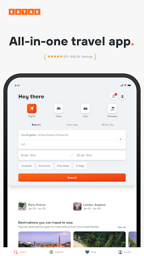 KAYAK: Flights, Hotels & Cars