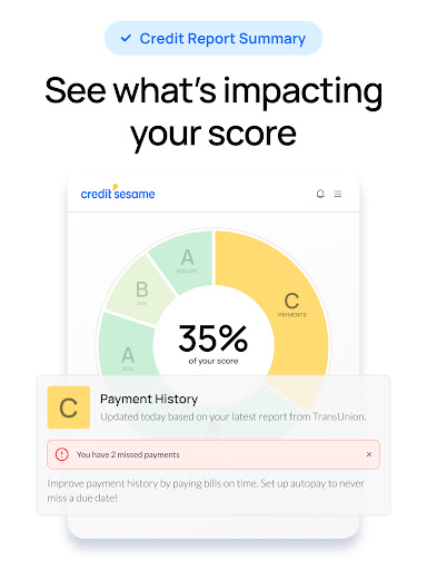 Credit Sesame: Grow your score