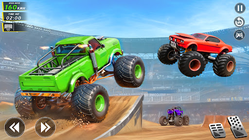 Mega Ramp Monster Truck Stunts