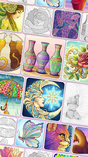 Tangle Color by Number Book