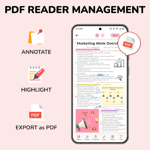 Journal: Notes, Planner, PDFs