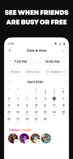 Howbout: shared calendar