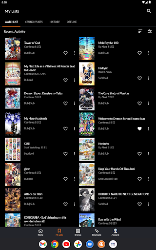 Crunchyroll: Anime Streaming