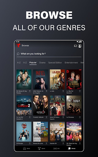 Telemundo: Series y TV en vivo