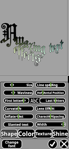 xCanvas: Font lettering design