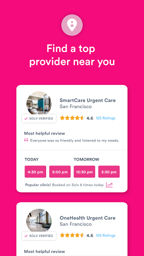 Solv: Find Quality Doctor Care