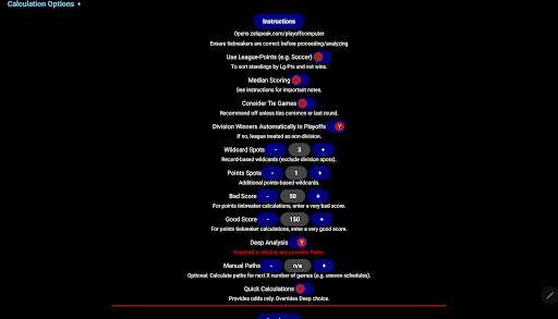 PlayoffComputer