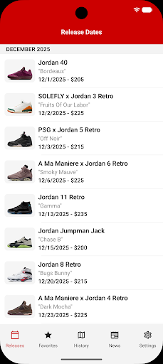 J23 - Jordan Release Dates
