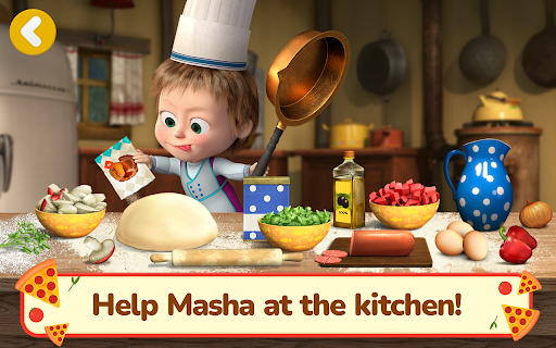 Masha and the Bear Pizza Maker