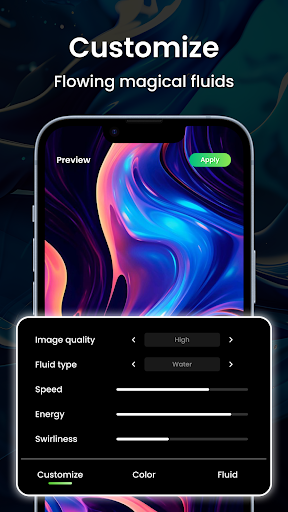 Magic Fluid Live Wallpapers 5D
