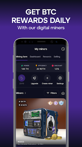 GoMining: Mining, Using BTC