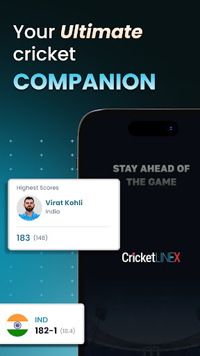 Cricket LineX: Fast Live score