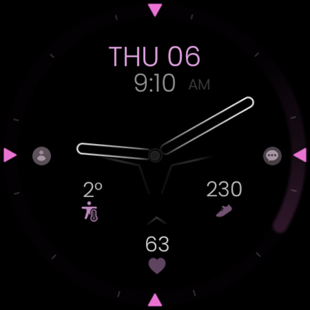 Minimal Black v30 Watch Face