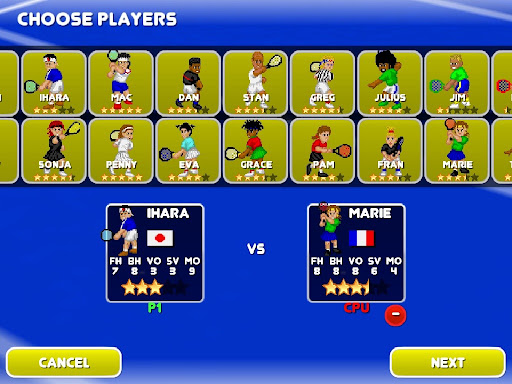 Tennis Champs Returns