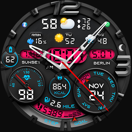 PER32 Ultra Hybrid Watch Face