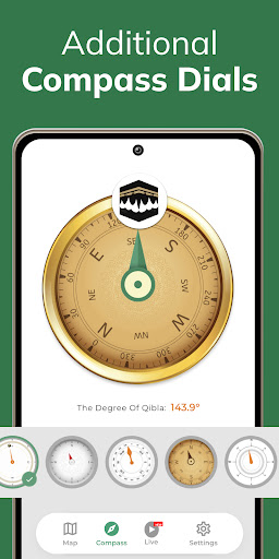 Qibla Finder Compass 100%