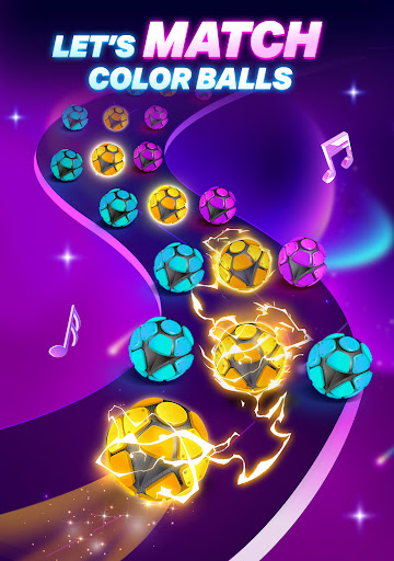 Dancing Road Color Balls Match