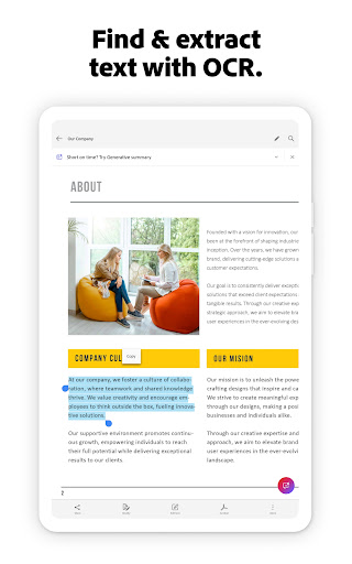 Adobe Scan AI PDF Scanner, OCR