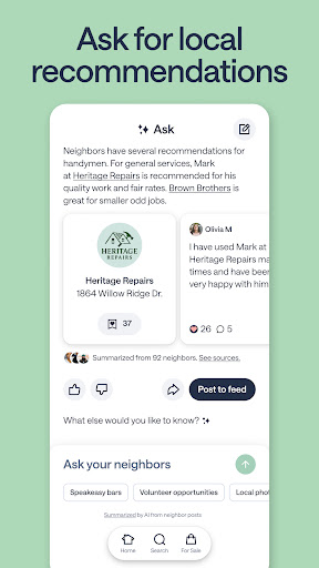 Nextdoor: Neighborhood Network