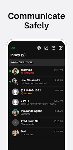 Sideline: 2nd Phone Line App