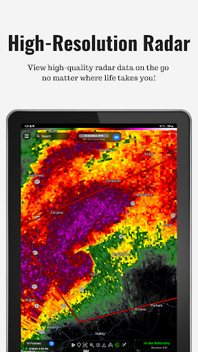 RadarOmega: Doppler Radar App