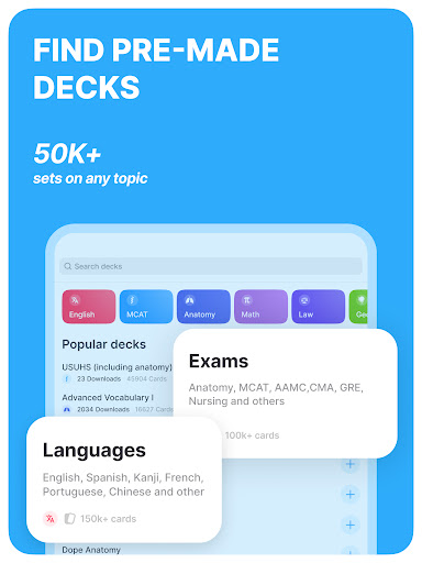Noji – Flashcards study app