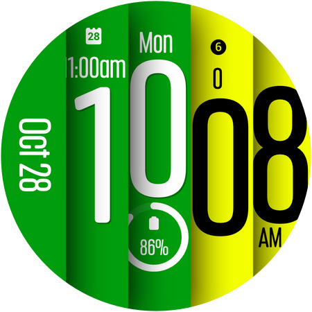 Stretch Fall - Watch face