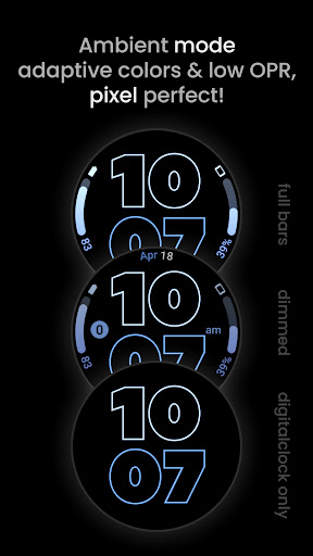 Outlined Watch Face