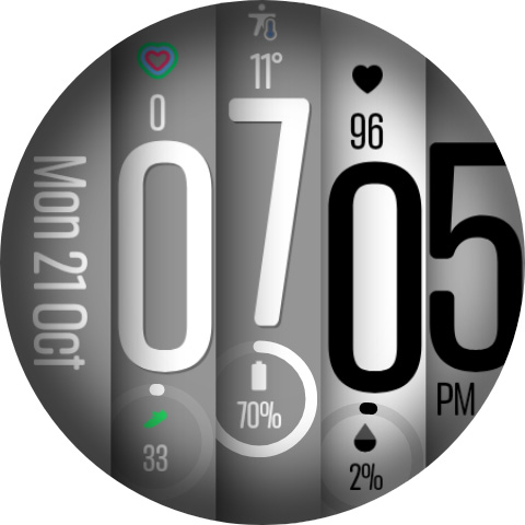 Stretch Fall - Watch face
