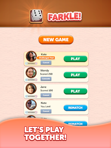 Farkle Dice Roll