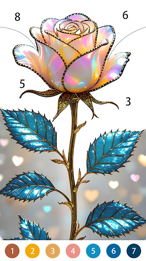 Blossom Color: Floral Serenity