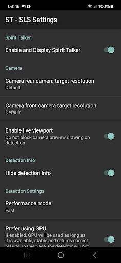 Spirit Talker ® - SLS Camera