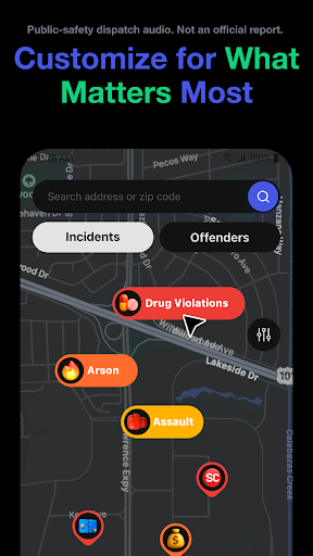 CrimeRadar: Dispatch Alerts