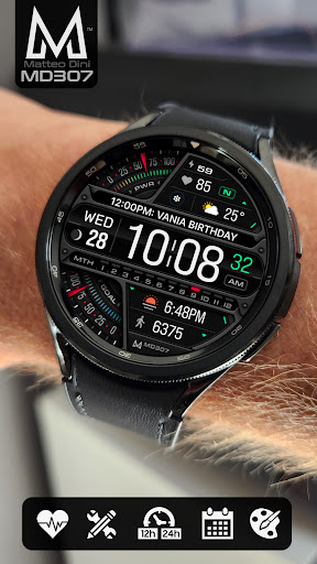 MD307 Digital watch face